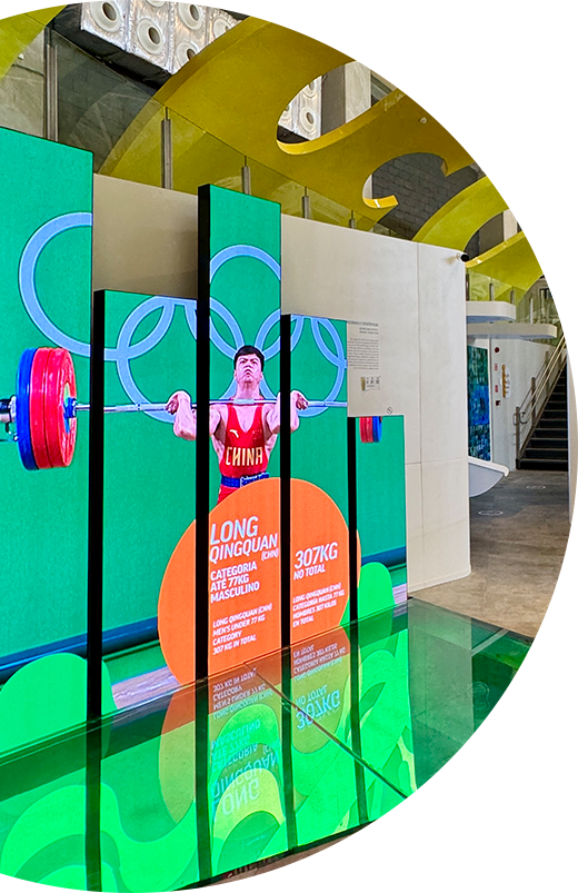 Exposições temporárias